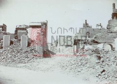 Vue du quartier arménien après les massacres d’Adana, mai 1909 (coll. Pères mekhitaristes de Venise)