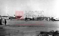 Vue du camp de réfugiés de Bakouba en 1919 (coll. Bibliothèque Nubar).